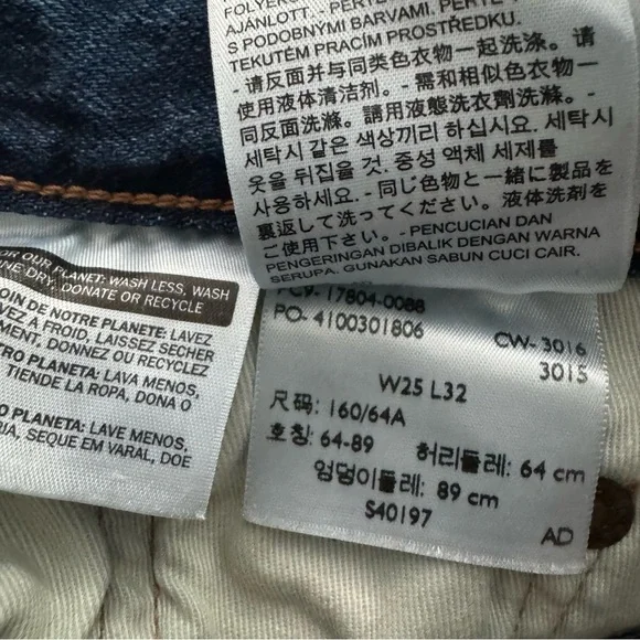 [LEVI’S] 501 White Cone Selvedge Blue Straight Jeans with Vintage Wash - Picture 6 of 11